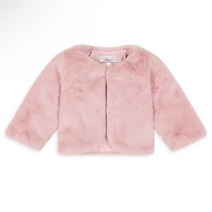 Miniclasix Mud Pie Pink Plush Jacket